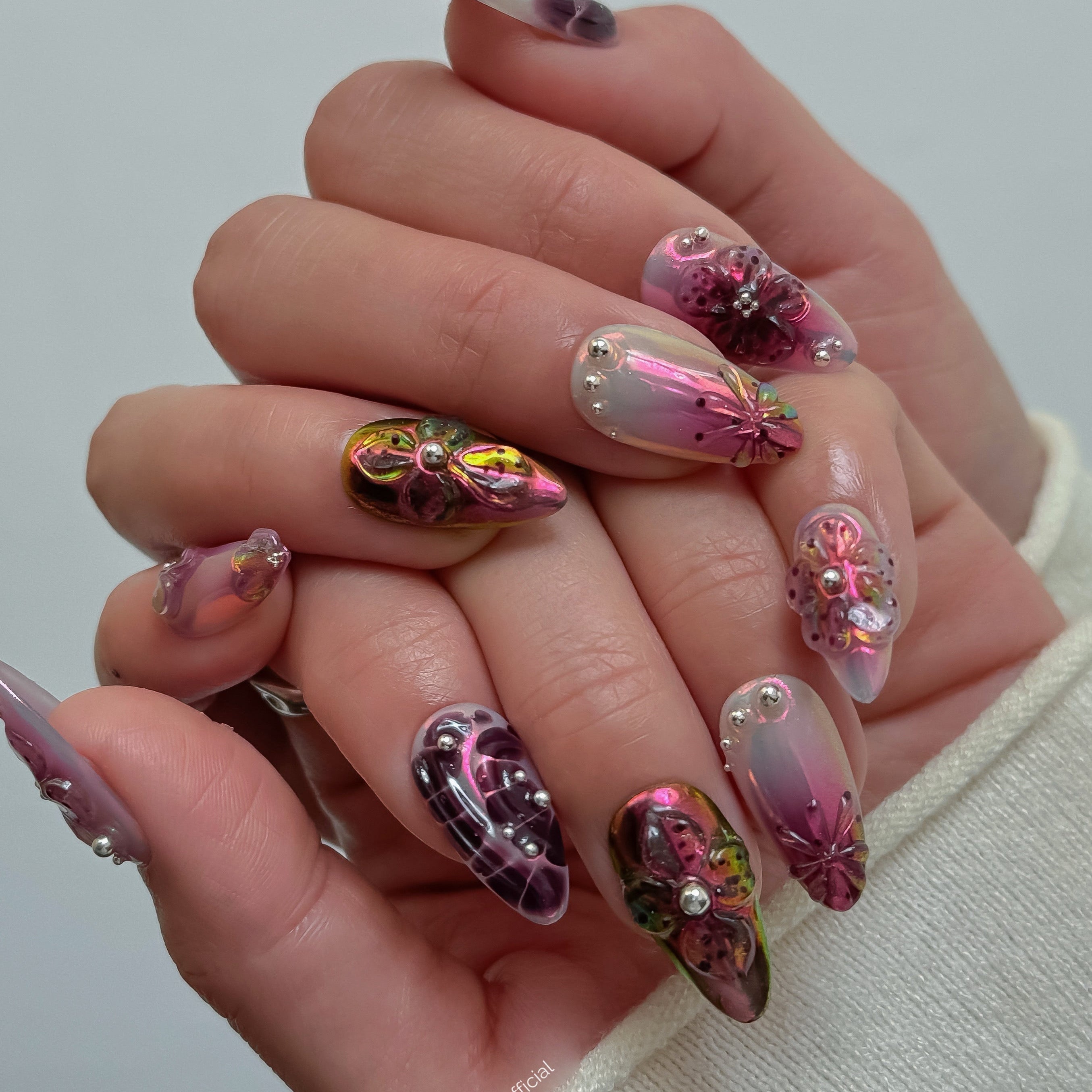 Iridescent bloom